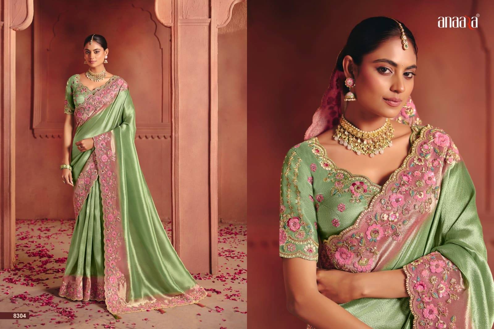 ANAARA 8300 SERIES BY TATHASTU 8301 to 8312 Series Indian Traditional Bridal Wear Collection Beautiful Stylish Fancy Colorful Party Wear & Occasional Wear Silk Sarees At Wholesale Price
